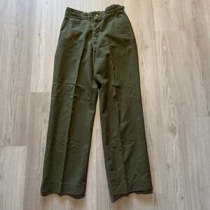 Vintage 1950's Military M-1951 Korean War Wool Field Trousers Pants Sz 28 x 30